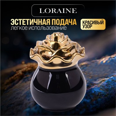 12074 Баночка для сладостей Роза 650мл фарфор LR (х48)