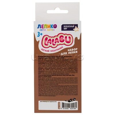 Игрушка для детей старше трех лет легкий пластилин "Лепи Легко" набор Lalabu