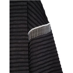 Джемперы CONTE LD 853 Ультрамодный фактурный джемпер с металлическим декором на рукавах