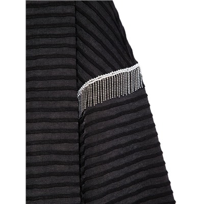 Джемперы CONTE LD 853 Ультрамодный фактурный джемпер с металлическим декором на рукавах