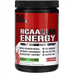 EVLution Nutrition, BCAA Lean Energy, Cherry Limeade, 10.90 oz (309 g)
