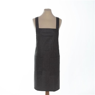 Фартук «Этель. Стиль», серый, 60×75 см, 60% п/э, 20% хлопок, 20% лён