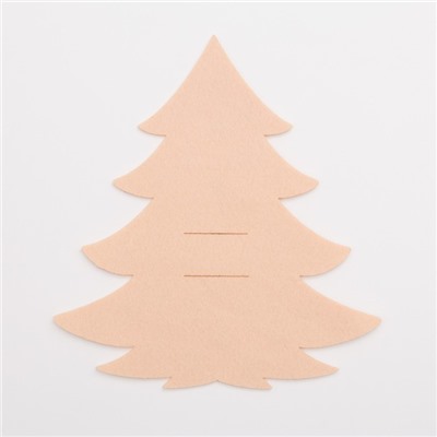 Набор конвертов для столовых приборов «Доляна. Золотая ёлка», 4 шт., бежевые, 23×35 см