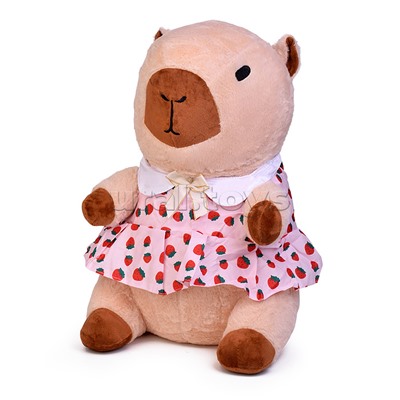 Мягкая игрушка "Капибара" с пледом