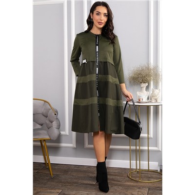 Платье Наири (хаки) П14427-5М