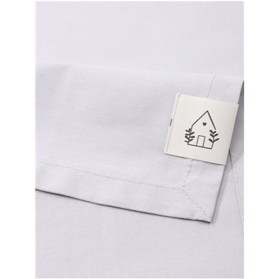 Дорожка на стол «Этель» Home 40×146 см, 100% хлопок, саржа 190 г/м², светло-серая