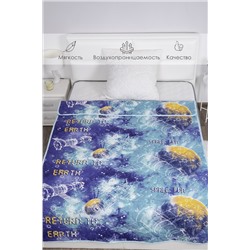 Покрывало детское стеганое бязь 1,5 сп хлопок 100% Галактика