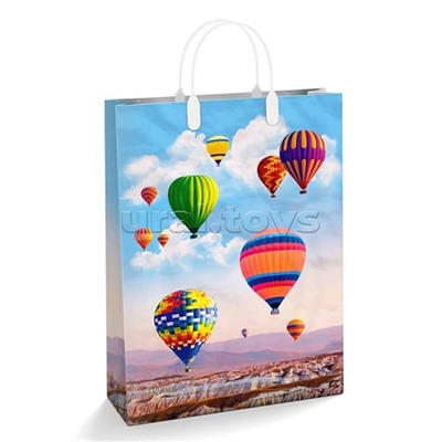 Пакет подарочный 30х40, 150мкм из мягкого пластика "Атмосфера" ламинированный