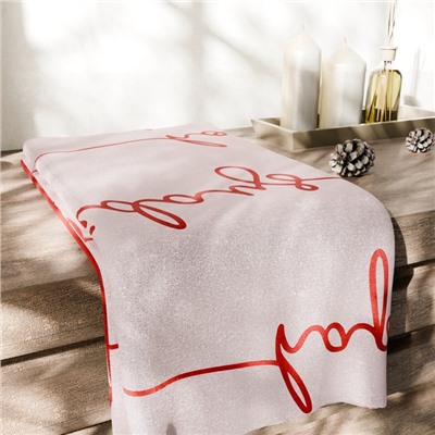 Полотенце махровое «Этель» Happy holiday, 50×90 см, 100% хлопок, 420 г/м²