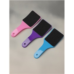 Пилка для пяток, эргономичная, наждачная, двусторонняя, 15 см, МИКС