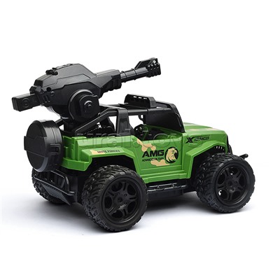 Машина "Военный авто" р/у, 27 MHz, в коробке