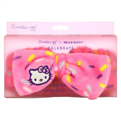 The Creme Shop, Hello Kitty Plush Spa Headband, Celebrate, 1 Count