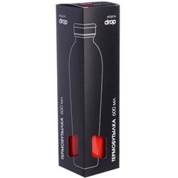 77040-4 Термобутылка 600 мл КРАСНЫЙ (х20)