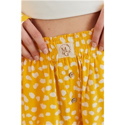 Костюм женский  SET057/02/Желтый, белый