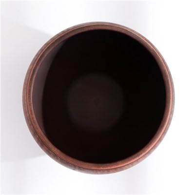 Горшок для жаркого «Ангоб», 700 мл, красная глина