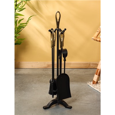 Каминный набор, 63 см, сталь, алюминий