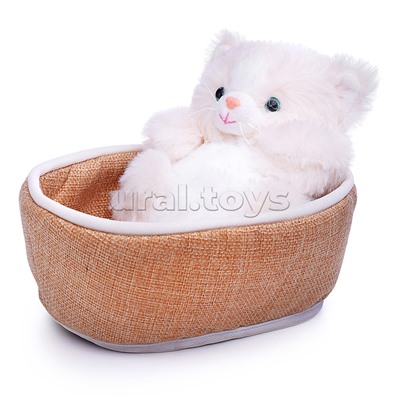 Мягкая игрушка "Зверушка в лежанке"