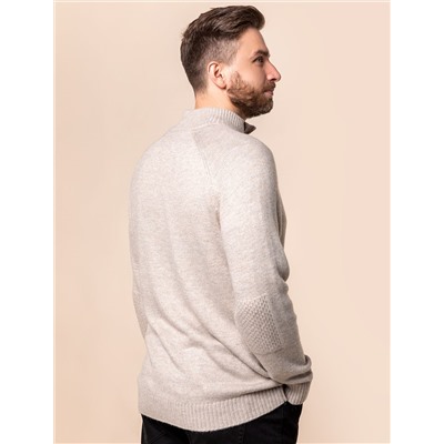 Свитер из теплой пряжи с шерстью с застежкой на крупные пуговицы