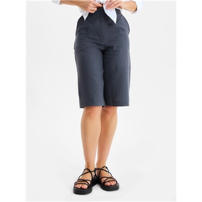 Бермуды женские MINAKU: Safari, графит, размер 46