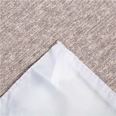 Фартук «Этель. Однотонный», серый, 65×70 см, 100% п/э