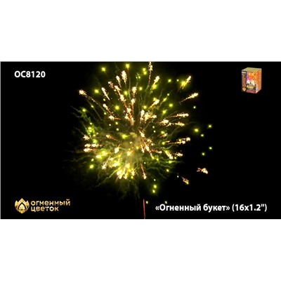 Фейерверк ОС8120 Огненный букет (1,2" х 16)