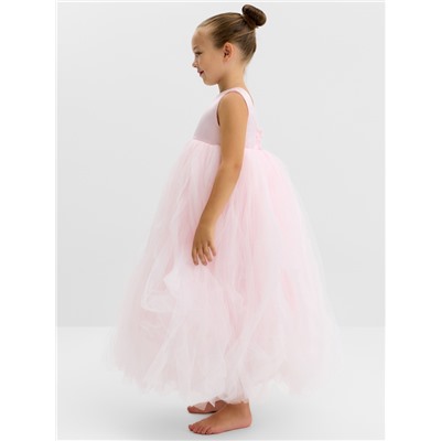 Платье нарядное для девочки KAFTAN, рост 128-134, светло-розовое