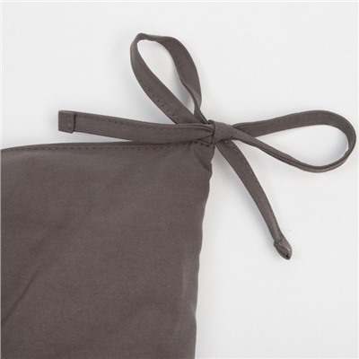 Подушка на стул «Этель» Kitchen, 42×42 см, серая