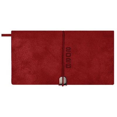 Еженедельник 2026 г. 95х175 мм 128 стр. 70394 "ТИВОЛИ ГЛОСС КРАСНЫЙ" кожзам,застежка-рез. Феникс