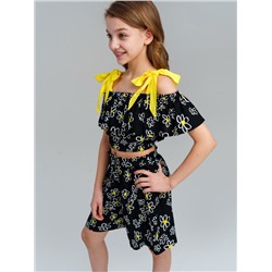 Комплект текстильный для девочек: топ, шорты