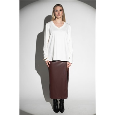 Лонгслив с V- образным вырезом НАТАЛИ, 1211649