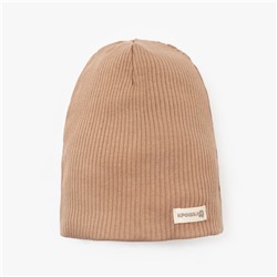 Шапочка детская «Крошка Я» BASIC LINE, размер 40 (3-6 мес.), коричневая