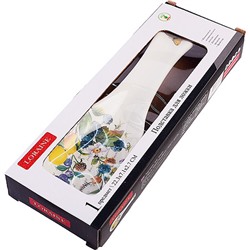 60139 Подставка для ложки 22,3см Лесные ягоды с лимонами доломит LR (х72)