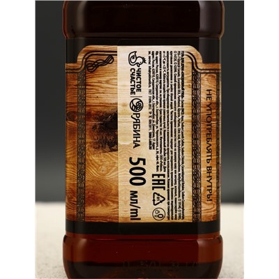 Гель для душа «Настоящему мужику», набор 4 шт. × 500 мл, Чистое счастье