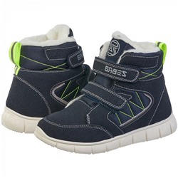 16790-5 т/син Ботинки зима для мальчиков (32-37)/12