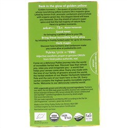 Pukka Herbs, Чай с куркумой, 20 пакетиков, 36г (1,27 унций)