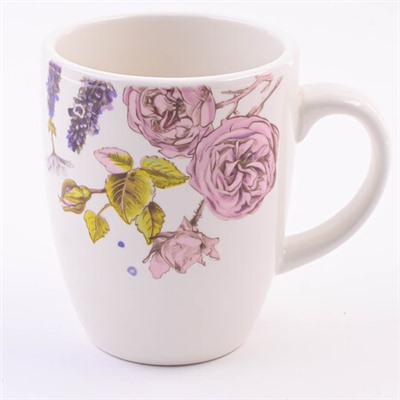 60248 Кружка 310мл Розовый сад доломит LR (х60)