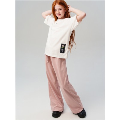 Фуфайка трикотажная для девочек (футболка)