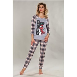 ТК 230 Пижама (Клетка серый)