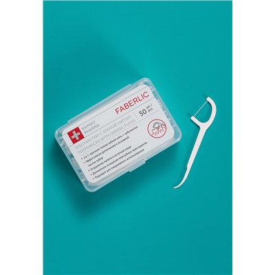 Зубочистки с зубной нитью Expert Pharma