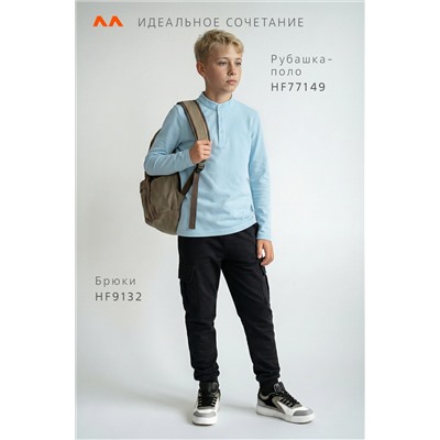 Рубашка-поло с длинным рукавом для мальчика Happyfox