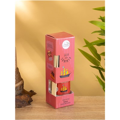 Диффузор ароматический Sea and Summer Jade Orchid, 50 мл, 6 палочек, орхидея