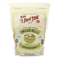 Bob's Red Mill, Muesli, Tropical, Gluten Free, 14 oz (397 g)