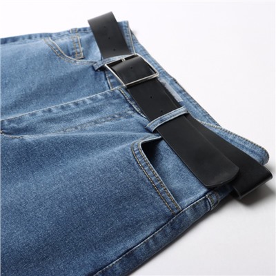 Джинсы прямые женские DommoD, синие, размер Xl (48)