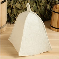 Набор для бани и сауны, 3 предмета: шапка, коврик, рукавица, «Добропаровъ»