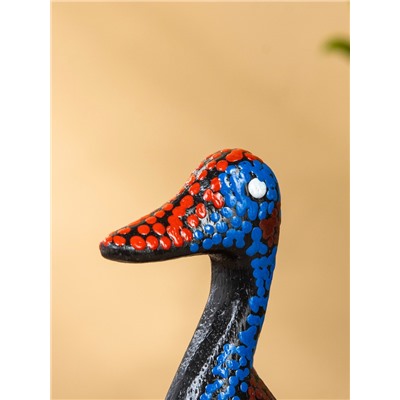 Сувенирный музыкальный инструмент «Свисток Утка», 2×10×17 см, дерево