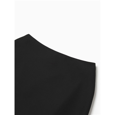 Юбка мини женская MINAKU: Casual Collection, чёрная, размер 50