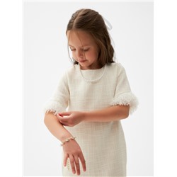 Платье нарядное детское MINAKU: PartyDress цвет белый, рост 128