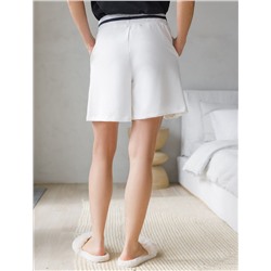 Юбка-шорты из эластичного футера-двухнитки