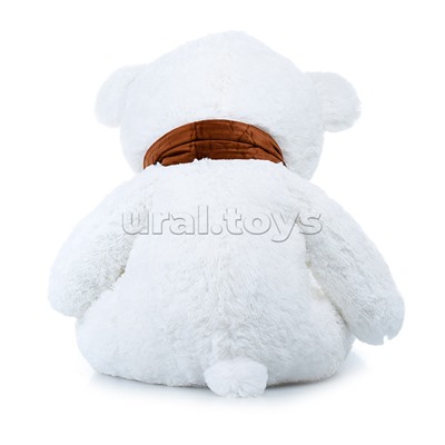 Медведь Тони с шарфом В150 белый