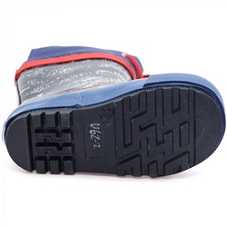 U62-2 син Сапоги резиновые для мальчиков (22-28)/10